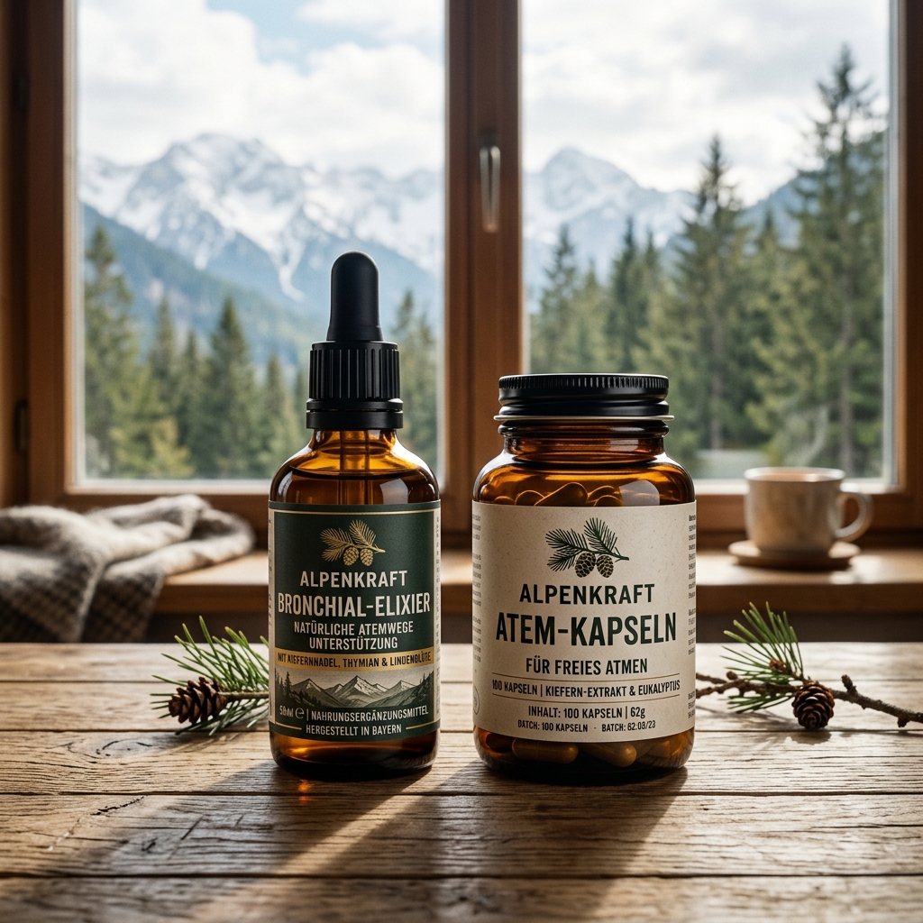 AlpenLunge Pur - Sublingual-Elixier & Alveolarkapseln